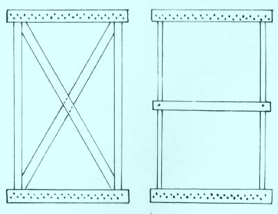 Velké rámy pro tkaní