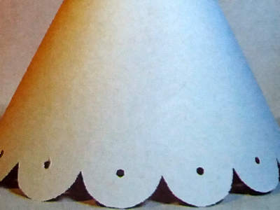 Papírové stínítko na lampu Papírové stínítko na lampu